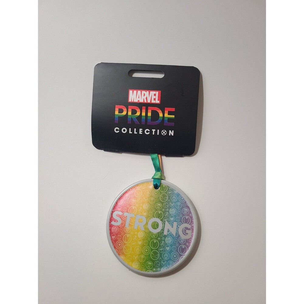 Disney Parks Exclusive Pride Rainbow Marvel Comics Ornament Christmas